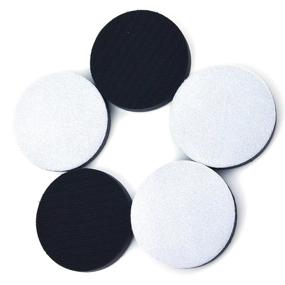 img 3 attached to 🔴 3 Inch (75mm) Hook and Loop Soft Foam Buffering Pad for 3" Sanding Pad, 5 Pack: Optimal Buffing Pad Set for Smoother Sanding Results