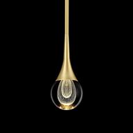 motini gold brushed brass teardrop crystal pendant light - mini led globe glass pendant lighting fixture for kitchen island, bedroom, dining room, bar логотип