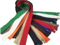 🎽 yaka 10pcs multicolored 28-inch separating jacket zippers for sewing coats, jackets, sports suits - molded resin bulk zippers logo