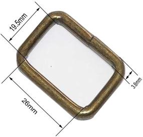 img 1 attached to Rectangle Buckle Webbing Making Antique