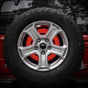 img 1 attached to Дополнительный стоп-сигнал для запасного колеса OFFROAD GAMERS 2021 NEW Red LED Wheel Light Третий тормозной свет задние фонари для Jeep Wrangler JK/JKU 2007-2018 и Wrangler JL/JLU 2018+