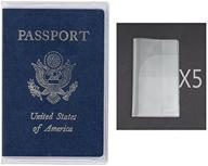 poyiccot plastic passport protector transparent logo
