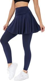 img 2 attached to JOYSHAPER Skirted Leggings Pockets Women Sports & Fitness and Other Sports