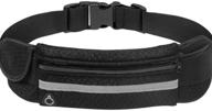 ultimate water resistant aock running belt waist pack - keep your phone handy while hiking or fitness activities logo