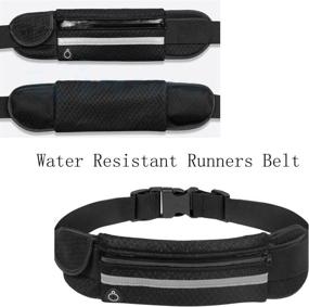 img 1 attached to Ultimate Water Resistant AOCK Running Belt Waist Pack - Keep Your Phone Handy While Hiking or Fitness Activities