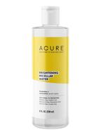 🌟 acure brightening micellar water: 100% vegan, probiotics & resveratrol infused - reveal brighter skin, draw out impurities, moisturize & tone, all skin types - 8 fl oz, multi color logo