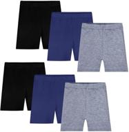 🩳 high-quality auranso girls dance shorts: safety, comfort, and active wear for girls logo