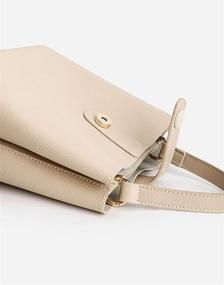 img 1 attached to TIJN Crossbody Top Handle Leather Shoulder