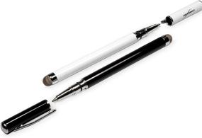 img 2 attached to 🖊️ BoxWave EverTouch Capacitive Styra Stylus Pen with Rollerball Pen - Winter White, Compatible with Motorola Droid RAZR