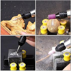 img 1 attached to Portable Electric Engraving Pen: Rechargeable Engraver Kit for Metal, Glass, Wood, Leather & Jewelry