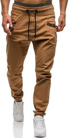 img 4 attached to Mens Fashion Athletic Joggers Pants Men's Clothing