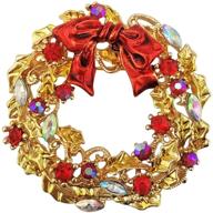 xgala enamel crystal wreath christmas logo