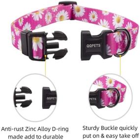 img 2 attached to 🐶 QQPETS Dog Collar: Soft, Comfortable & Adjustable Collars for Outdoor Training, Walking, and Running - Ideal for Small, Medium & Large Dogs