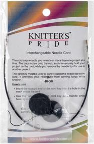 img 1 attached to Сменные шнуры Knitters Pride, черные