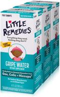 🍼 little remedies gripe water: soothing colic & gas relief for newborns - 3 pack (4 fl oz) logo