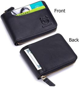 img 3 attached to 🧲 Antimagnetic Blocking Leather Wallets by BULLCAPTAIN