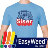 👕 siser easyweed htv heat transfer vinyl for t-shirts - 12" x 6' roll, gold color logo