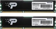 память для настольного компьютера patriot signature 8gb ddr3 (2x4gb) cl11 pc3-12800 (1600mhz) 240-пиновый ddr3 набор - улучшенная для seo логотип