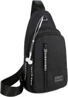 peicees crossbody shoulder backpack waterproof логотип