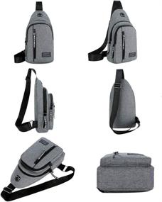 img 1 attached to Peicees Crossbody Shoulder Backpack Waterproof