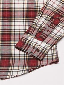 img 2 attached to IZOD Advantage Performance Flannel Stretch Men's Shirts: Enhanced Comfort and Style