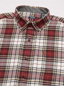 img 3 attached to IZOD Advantage Performance Flannel Stretch Men's Shirts: Enhanced Comfort and Style