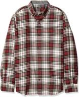 izod advantage performance flannel stretch men's shirts: enhanced comfort and style logo