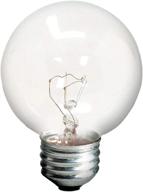 💡 ge globe light bulbs (40w) - 360 lumens, g16.5 medium base, crystal clear - 2-pack vanity light bulbs логотип