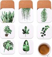 tropical coasters: highly absorbent housewarming decorations logo