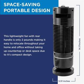 img 3 attached to Westinghouse Personal Tower Fan Oscillating