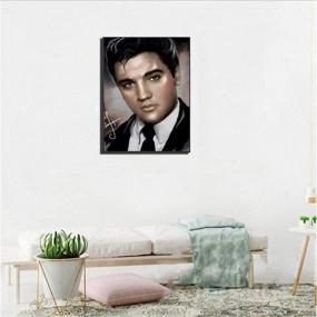 img 1 attached to Painting Embroidery Pictures Decoration（Elvis Presley）