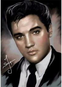 img 4 attached to Painting Embroidery Pictures Decoration（Elvis Presley）
