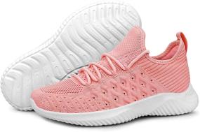 img 1 attached to 💃 Feethit Women's Slip-On Walking Shoes: Non-Slip Lightweight Running Shoes with Breathable Design – Ideal Gym Sneakers