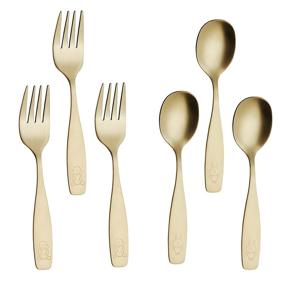 img 1 attached to 🍴 ANNOVA Silverware: Premium Stainless Children's Flatware for Kids' Home Store