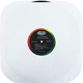 img 2 attached to 📦 100-Pack of 12-Inch Vinyl Record Sleeves - White Heavyweight Paper Inner Sleeves for Archival Quality and Acid-Free Protection - #12IW