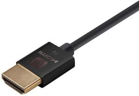 img 2 attached to 🔌 Monoprice 114196 HDMI High Speed Active Cable - 15 Feet - Black, 4K@60Hz, 18Gbps, HDR, 36AWG, YUV 4:4:4 - Ultra Slim Active Series: Superior 4K Video & Audio Transmission!