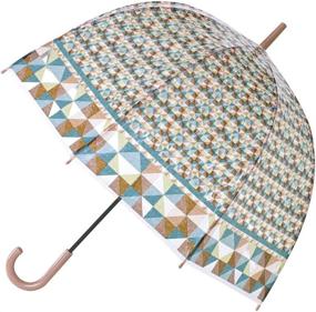 img 4 attached to ☂️ Time Concept Happy Clear Umbrella: Stylish Stick Umbrellas with Clear Canopy