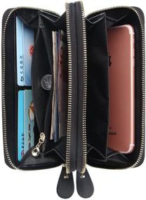 img 2 attached to 🐘 Stylish Bohemian Elephant Design Wallet Handbag for Women - Perfect Women's Handbags & Wallets Combo