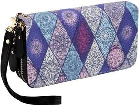img 4 attached to 🐘 Stylish Bohemian Elephant Design Wallet Handbag for Women - Perfect Women's Handbags & Wallets Combo