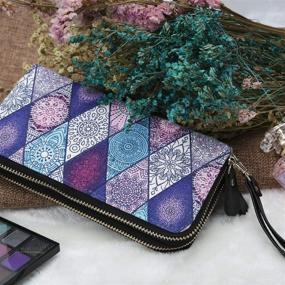 img 3 attached to 🐘 Stylish Bohemian Elephant Design Wallet Handbag for Women - Perfect Women's Handbags & Wallets Combo