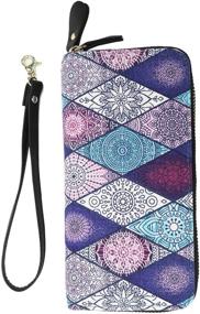 img 1 attached to 🐘 Stylish Bohemian Elephant Design Wallet Handbag for Women - Perfect Women's Handbags & Wallets Combo