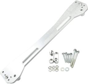 img 1 attached to YJRacing Silver Rear Lower Control Arm Subframe Brace Tie Bar Kit for 1996-2000 Honda Civic EK - Top Replacement Choice