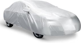 img 4 attached to 🚗 Premium 3L Waterproof Car Cover- Ultimate Sun, Snow, Dust, and Rain Protection, Size: 4.75 X1.75 X1.5M