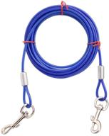 pounds dog cable dog lead steel runner 10ft available logo