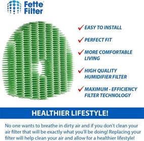 img 2 attached to 🔍 Fette Filter - Compatible Humidifier Filter for Sharp KC-850U and KC-860U: Improved SEO