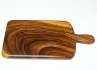 handcrafted hardwood chopping baguettes vegetables logo