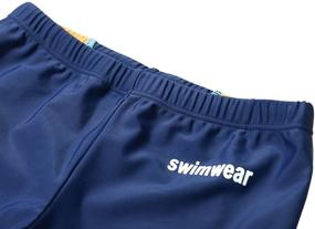 img 3 attached to 🏊 Погрузитесь в комфорт с Duoxibeier Toddler Trunks: мальчики, дышащий плавательный шорты научного сплава