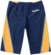 🏊 dive into comfort with duoxibeier toddler trunks: boys' breathable boardshort swimwear logo