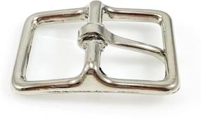 img 1 attached to 🔗 10 Pieces of Nickel Finish 1" Center BAR Buckle Buckles: High-Quality & Convenient Fastening Solution