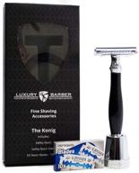 double luxury barber shaving starter shave & hair removal for men's logo